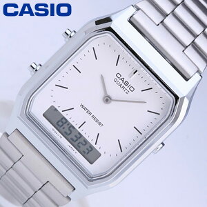 CASIO QUARTZ JVINI[crv v AQ-230A-7D Y AiO fW^ Vo[ AifW NI[cv[g Mtg 1Nۏ 