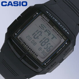 CASIO カシオ STANDARD スタンダード チープカシオ 腕時計 時計 メンズ レディース ユニセックス デジタル DATA BANK データバンク 定番 ブラック 黒 ラバーバンド 樹脂 スクエア レトロ DB-36-1プレゼント ギフト 1年保証 父の日