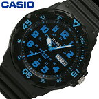 CASIO QUARTZ カシオクオーツ腕時計 時計 MRW-200H-2B カシオ スポーツ メンズ 樹脂 ブラックプレゼント ギフト 1年保証 送料無料 母の日