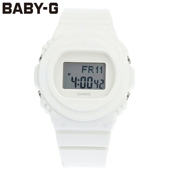 楽天市場 Casio カシオ Baby G ベビージー ベビーg 腕時計 時計 レディース デジタル スティング モデル 復刻 ベーシックモデル 防水 カジュアル アウトドア スポーツ ホワイト 白 パステル カラー Bgd 570 7 プレゼント ギフト 1年保証 送料無料 時計倉庫tokia