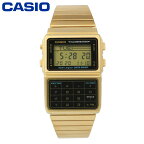 CASIO カシオ STANDARD スタンダード チープカシオ腕時計 時計 メンズ レディース ユニセックス デジタル DATA BANK データバンク 定番 カジュアル レトロ クラシック メタル ゴールド 金 軽量 DBC-611G-1プレゼント ギフト 1年保証 送料無料 母の日