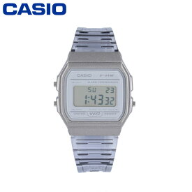 CASIO カシオ カシオスタンダード チープカシオ チプカシ腕時計 時計 ユニセックス メンズ レディース クオーツ デジタル 樹脂 クリア スケルトン グレー シルバー F-91WS-8プレゼント ギフト 1年保証 送料無料 父の日