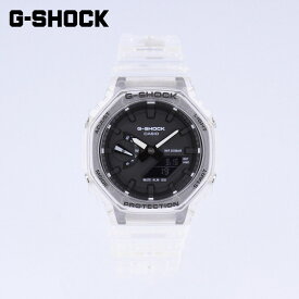 CASIO カシオ G-SHOCK ジーショック Gショック Skeleton Series スケルトンシリーズ腕時計 時計 メンズ 防水 クオーツ アナデジ 2針 スケルトン クリア ホワイト ブラック GA-2100SKE-7Aプレゼント ギフト 1年保証 送料無料 母の日