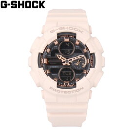 最大500円OFFクーポン配布中！5/27 1:59まで CASIO カシオ G-SHOCK ジーショック Gショック腕時計 時計 ユニセックス 防水 クオーツ アナデジ ピンク ブラック GMA-S140M-4Aプレゼント ギフト 1年保証 送料無料 父の日