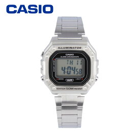 CASIO カシオ チープカシオ チプカシ腕時計 時計 メンズ クオーツ デジタル 樹脂 ステンレス シルバー グレー W-218HD-1Aプレゼント ギフト 1年保証 送料無料 父の日