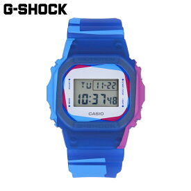 CASIO カシオ G-SHOCK ジーショック Gショック 5600 SERIES腕時計 時計 メンズ 防水 クオーツ デジタル カーボン 樹脂 付け替え ベゼル バンド 替えベルト ブルー パープル ホワイト スケルトン DWE-5600PR-2プレゼント ギフト 1年保証 送料無料 母の日