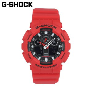 CASIO �J�V�I G-SHOCK �W�[�V���b�N G�V���b�N �r���v ���v �����Y �A�i�f�W �h�� ���b�h GA-100B-4�v���[���g �M�t�g 1�N�ۏ� ��������