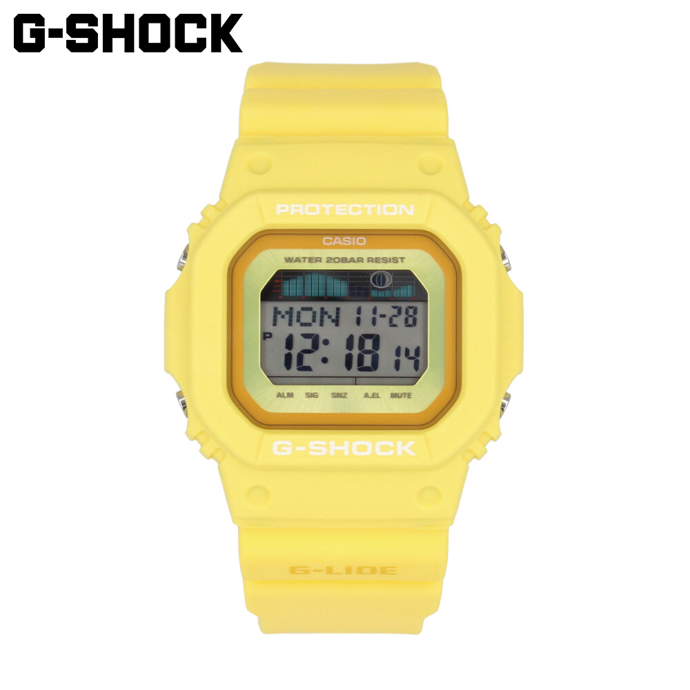 CASIO カシオ G-SHOCK ジーショック Gショック G-LIDE Gライド 5600 SERIES腕時計 時計 メンズ 防水 クオーツ デジタル タイドグラフ イエロー GLX-5600RT-9プレゼント ギフト 1年保証 送料無料