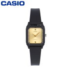 CASIO カシオ STANDARD スタンダード チープカシオ チプカシ 腕時計 時計 レディース アナログ 3針 ブラック ゴールド LQ-142E-9Aプレゼント ギフト 1年保証 送料無料 母の日