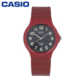 CASIO カシオ カシオスタンダード チープカシオ チプカシ腕時計 時計 ユニセックス メンズ レディース クオーツ アナログ 3針 樹脂 レッド ブラック MQ-24UC-4Bプレゼント ギフト 1年保証 送料無料 父の日