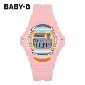 最大500円OFFクーポン配布中！5/27 1:59まで CASIO カシオ Baby-G ベビージー ベビーG BASIC腕時計 時計 レディース 防水 クオーツ デジタル 樹脂 ステンレス コーラルピンク オレンジ BG-169PB-4プレゼント ギフト 1年保証 送料無料 父の日