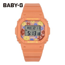 CASIO カシオ Baby-G ベビージー ベビーG BGD-565 Series腕時計 時計 レディース 防水 クオーツ デジタル オレンジ 花柄 フラワー マルチカラー BGD-565RP-4プレゼント ギフト 1年保証 送料無料 父の日