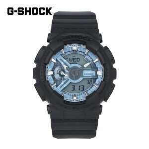 CASIO �J�V�I G-SHOCK �W�[�V���b�N G�V���b�N 110 SERIES�r���v ���v �����Y �h�� �N�I�[�c �A�i�f�W 2�j �u���b�N �A�C�X�u���[ GA-110CD-1A2�v���[���g �M�t�g 1�N�ۏ� ��������
