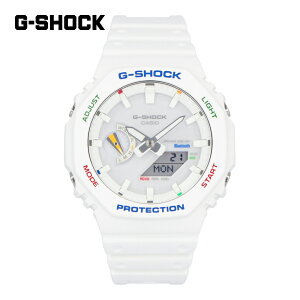 CASIO �J�V�I G-SHOCK �W�[�V���b�N G�V���b�N Multi color accents�V���[�Y 2100 Series�r���v ���v �����Y �h�� �^�t�\�[���[ �A�i�f�W 2�j ���o�C�������N Bluetooth �J�[�{�� ���� �z���C�g �z���C�g�V��