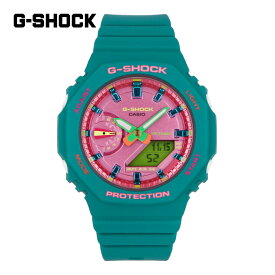 CASIO カシオ G-SHOCK ジーショック Gショック GMA-S2100シリーズ WOMEN腕時計 時計 レディース 防水 クオーツ アナデジ 2針 カーボン 樹脂 グリーン ピンク GMA-S2100BS-3Aプレゼント ギフト 1年保証 送料無料 母の日