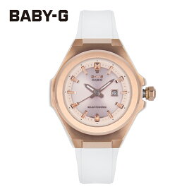 CASIO カシオ Baby-G ベビージー ベビーG G-MS ジーミズ腕時計 時計 レディース 防水 ソーラー アナログ 3針 樹脂 ステンレス ホワイト ピンクゴールド MSG-S500G-7A2プレゼント ギフト 1年保証 送料無料 父の日