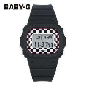 CASIO カシオ Baby-G ベビージー ベビーG BGD-565 Series腕時計 時計 レディース 防水 クオーツ デジタル ブラック ホワイト チェック柄 BGD-565GS-1プレゼント ギフト 1年保証 送料無料