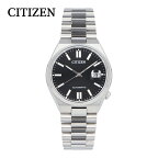 CITIZEN シチズン CITIZEN COLLECTION TSUYOSA Mechanical腕時計 時計 メンズ メカニカル オートマチック 自動巻き アナログ 3針 ステンレス メタル シルバー ブラック NJ0150-81Eプレゼント ギフト 1年保証 送料無料 母の日