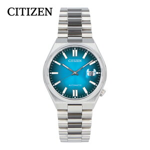 CITIZEN �V�`�Y�� CITIZEN COLLECTION TSUYOSA Mechanical�r���v ���v �����Y ���J�j�J�� �I�[�g�}�`�b�N �������� �A�i���O 3�j �X�e�����X ���^�� �V���o�[ �u���[ �O���f�[�V���� NJ0151-88X�v���[���g �M