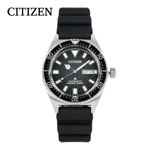 CITIZEN �V�`�Y�� PROMASTER �v���}�X�^�[ MARINE�V���[�Y�r���v �����Y �h�� �������� �A�i���O DIVER'S 200m �E���^�� �u���b�N �V���o�[ �O���f�[�V���� NY0120-01E