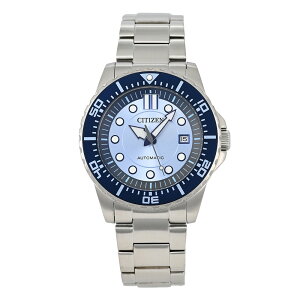 CITIZEN シチズン NJ0178-81M アナログ 自動巻き 自動巻 オートマチック ステンレスベルト シルバー ブルーメンズ腕時計 プレゼント ギフト 1年保証 送料無料