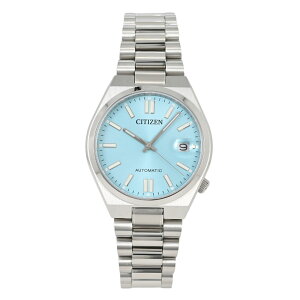 CITIZEN シチズン NJ0200-50L アナログ 自動巻き COLLECTION TSUYOSA Collection ツヨサコレクション ケース37mm 小ぶり ブルーメンズ腕時計 プレゼント ギフト 1年保証 送料無料