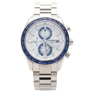 CITIZEN ATTESA AT8296-53A �A�i���O �d�g�\�[���[ �A�e�b�T�@ACT Line �G�R�h���C�u�@�N���m�O���t �X�[�p�[�`�^�j�E���@�V���o�[�@�z���C�g �����Y�r���v �v���[���g �M�t�g ���[�J�[3�N�ۏ� ����