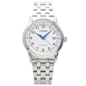 CITIZEN �V�`�Y�� NJ0210-56A �A�i���O �������� AUTOMATIC �X�e�����X�@�V���o�[�@�z���C�g �����Y�r���v �v���[���g �M�t�g 1�N�ۏ� ��������