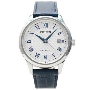 CITIZEN �V�`�Y�� NJ0250-01A �A�i���O �������� COLLECTION�@�R���N�V�����@�V���o�[�@���U�[ �u���[ AUTOMATIC �����Y�r���v �v���[���g �M�t�g ���[�J�[3�N�ۏ� ��������