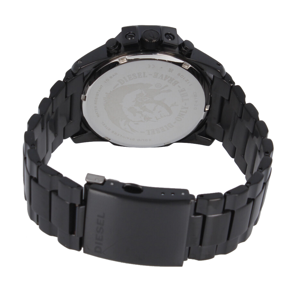 DIESEL ディーゼル マスターチーフ腕時計 時計 メンズ 防水 クオーツ アナログ クロノグラフ ステンレス メタル ブラック  DZ4180プレゼント ギフト 1年保証 送料無料 | 時計倉庫TOKIA