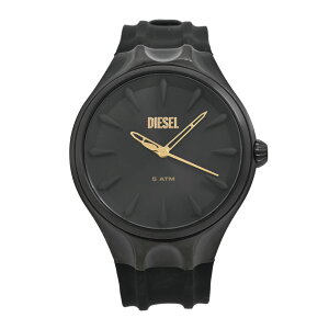 DIESEL ディーゼル DZ2217 アナログ クオーツ VERT ブラック シリコンベルト メンズ腕時計 プレゼント ギフト 1年保証 送料無料