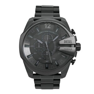 DIESEL ディーゼル DZ4355 アナログ クオーツ MEGA CHIEF メガチーフ ブラック メンズ腕時計 プレゼント ギフト 1年保証 送料無料