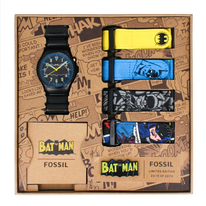 楽天市場】FOSSIL フォッシル Batman Legacy バットマン ウォッチ 