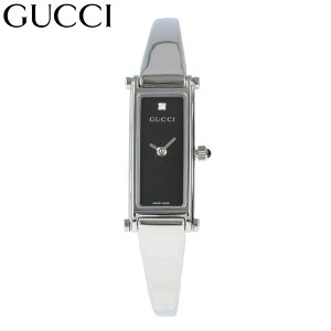 GUCCI グッチ 1500シリーズ YA015555 I腕時計 時計 レディース バングル メタル ステンレス シルバー ブラック ドレス ビジネス クオーツプレゼント ギフト 1年保証 送料無料