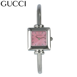 GUCCI グッチ 1900シリーズ YA019519 I腕時計 時計 レディース バングル ピンク シェル シルバー ステンレス メタル スクエア ドレス ビジネス クオーツプレゼント ギフト 1年保証 送料無料