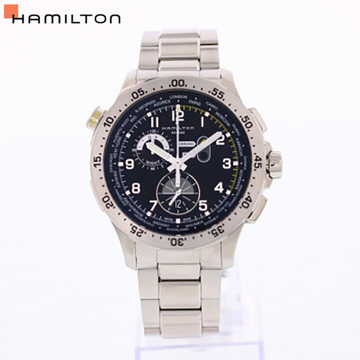 楽天市場】HAMILTON ハミルトン Khaki Aviation WORLDTIMER CHRONO