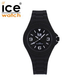ICEWATCH アイスウォッチ ICE generation ミディアム腕時計 時計 防水 ユニセックス メンズ レディース クオーツ アナログ 3針 ラバー ブラック 019155プレゼント ギフト 1年保証 送料無料 母の日