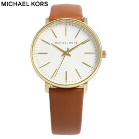 SSで使える最大500円OFFクーポン配布中！MICHAEL KORS マイケル コース PYPER パイパー MK2740腕時計 時計 レディース レザー ブラウン ゴールド カジュアル クオーツプレゼント ギフト 1年保証 送料無料 父の日