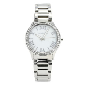 MICHAEL KORS �}�C�P���R�[�X MK4824 �A�i���O �N�I�[�c 3�j�@�V���o�[ ���f�B�[�X�r���v �v���[���g �M�t�g 1�N�ۏ� ��������