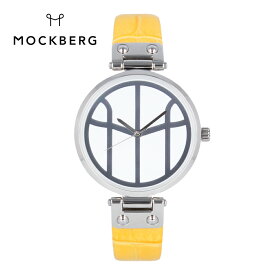 MOCKBERG モックバーグ 亘つぐみ Tsugumi コラボレーションモデル コラボ腕時計 時計 レディース クオーツ アナログ 3針 ステンレス レザー イエロー シルバー ホワイト MO621プレゼント ギフト 1年保証 送料無料