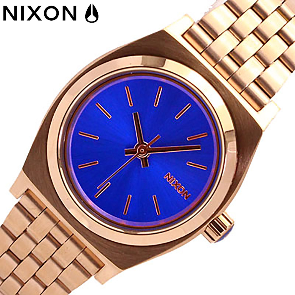 NIXON / ニクソン Small Time Teller Rose Gold / Cobalt / スモールタイムテラー A3991748  コバルトブルー / スモールタイムテラー ローズゴールド / ブルー | 時計倉庫TOKIA