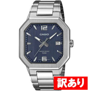 �y�󂠂�i�z�y�P�[�X���ʏ�����zCASIO QUARTZ �J�V�I MTP-B195D-2A �A�i���O �N�I�[�c �l�C�r�[ ���^�� �����Y�r���v 1�N�ۏ� �������� �y�l�R�|�X�����EBOX�Ȃ��z