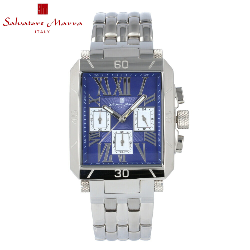 楽天市場】Salvatore Marra サルバトーレマーラ SM17117-SSBLSV腕時計