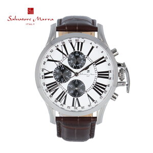 SALVATORE MARRA Tog[}[rv v Y NI[c AiO 3j XeX U[ Vo[ zCg uE SM23101-SSWH Iv[g Mtg 1Nۏ 