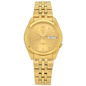 SEIKO5 �Z�C�R�[�t�@�C�u 21 Jewels�r���v ���v �����Y �I�[�g�}�`�b�N ���J�j�J�� �������� �A�i���O 3�j �X�e�����X ���^�� �S�[���h SNK366K1�v���[���g �M�t�g 1�N�ۏ� ��������