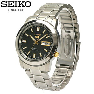 SEIKO �Z�C�R�[ SEIKO5 �Z�C�R�[�t�@�C�u�r���v �����Y �A�i���O �������� �I�[�g�}�e�B�b�N ���{�� �f�C�f�C�g �A�� �h�� ���^�� �u���X �u���b�N �V���o�[ SNKK17J