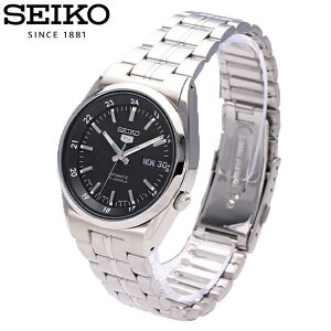 SEIKO �Z�C�R�[ SEIKO5 �Z�C�R�[�t�@�C�u�r���v �����Y �A�i���O �������� �I�[�g�}�e�B�b�N ���{�� �f�C�f�C�g �A�� �h�� ���^�� �u���X �u���b�N �V���o�[ SNK567J