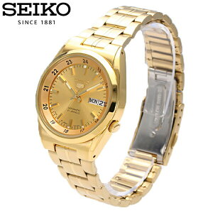 SEIKO �Z�C�R�[ SEIKO5 �Z�C�R�[�t�@�C�u�r���v �����Y �A�i���O �������� �I�[�g�}�e�B�b�N ���{�� �f�C �f�C�g �J�W���A�� �h�� ���^�� �u���X �S�[���h �V�[�X���[�o�b�N ���X�P SNK574J