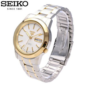 SEIKO �Z�C�R�[ SEIKO5 �Z�C�R�[�t�@�C�u�r���v �����Y �A�i���O �������� �I�[�g�}�e�B�b�N ���{�� �f�C �f�C�g �t�H�[�}�� �h�� ���^�� �u���X �S�[���h �V���o�[ �z���C�g SNKE54J