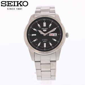 SEIKO �Z�C�R�[ SEIKO5 �Z�C�R�[�t�@�C�u�r���v �����Y �A�i���O �������� �I�[�g�}�e�B�b�N ���{�� �f�C�f�C�g �A�� �h�� ���^�� �u���X �V���o�[ �u���b�N �r�b�O�P�[�X SNKN13J
